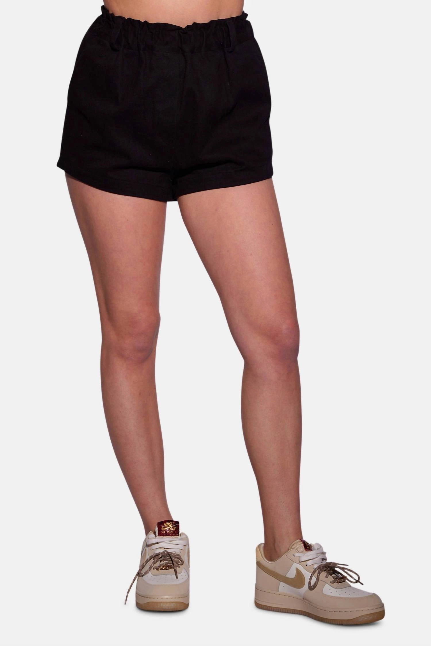 Parker High Waist Shorts In Black volleyball outfit Team Spirit