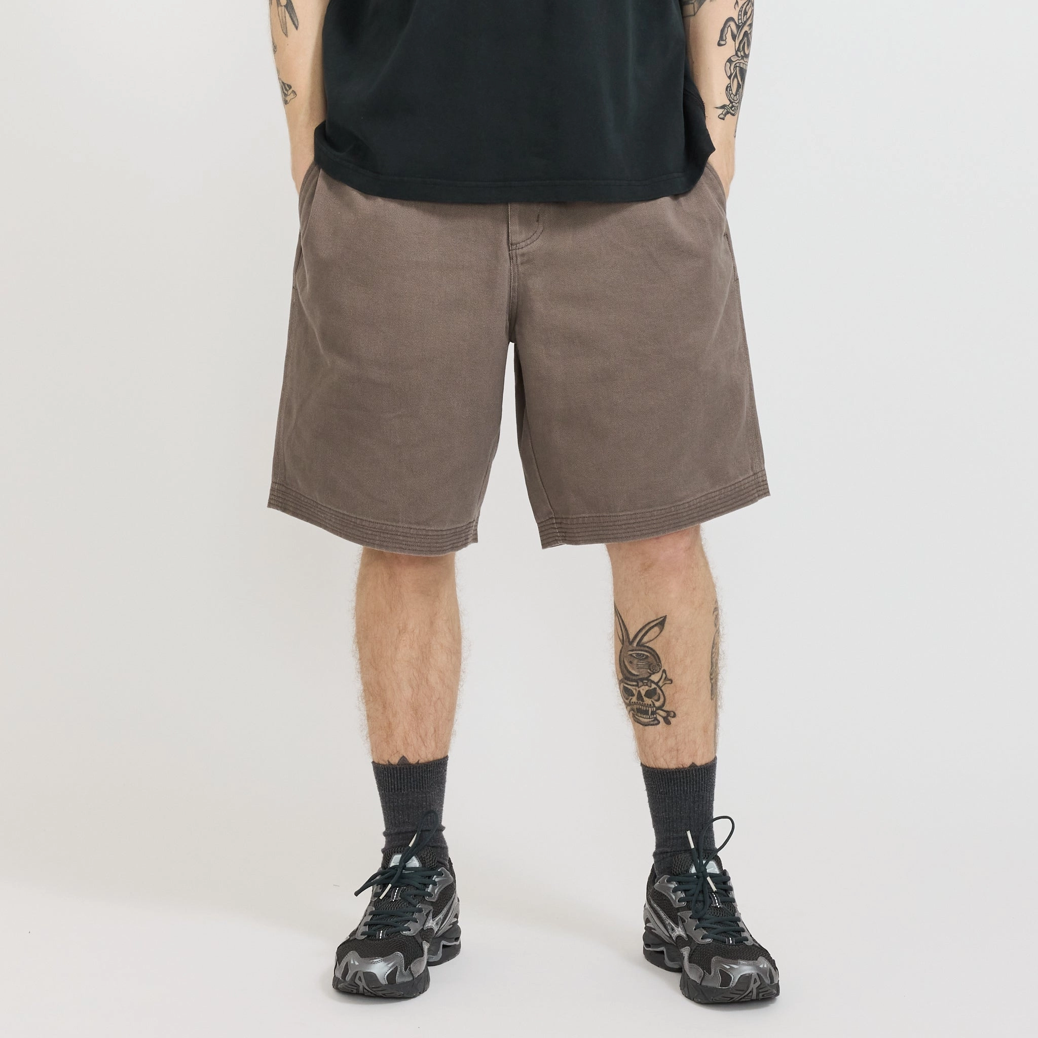 Hang Short Gravel Flats Adjustable drawstring