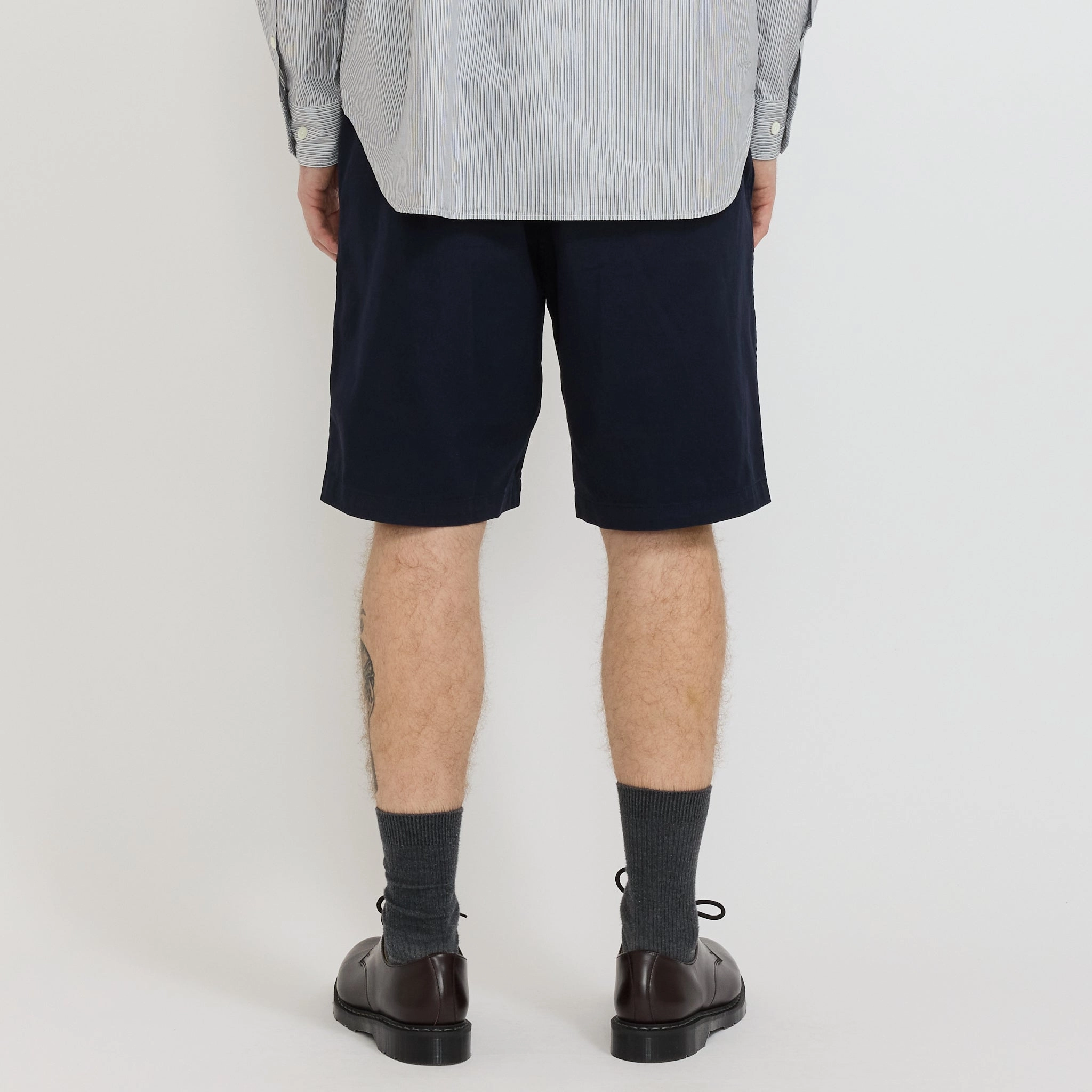 Go Casual Ezra Relaxed Organic Stretch Twill Short Dark Navy