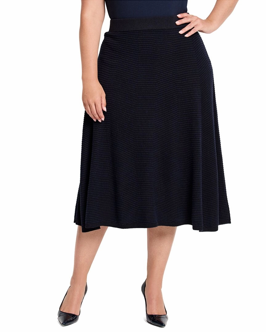 Comfortable Feel Signature Detail NIC ZOE Plus Pixel Knit Skirt