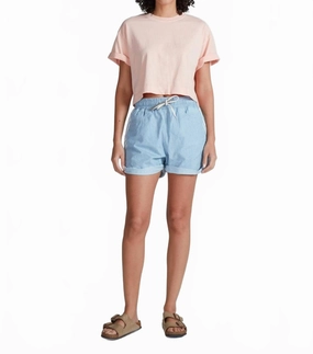 Weekend Wear Cancun Short In Blue Stripe