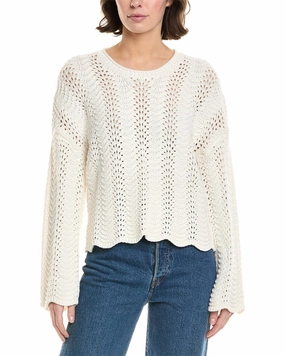 27 Miles Malibu Crochet Sweater Warm and Snuggly