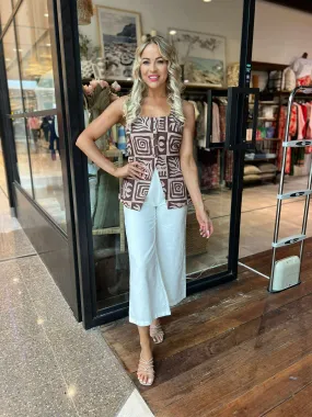 VORTEX 3/4 LINEN PANTS Soft Design Comfy Active