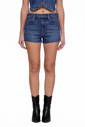 Four Way Stretch back-to-school Finn Micro Shorts In Blue