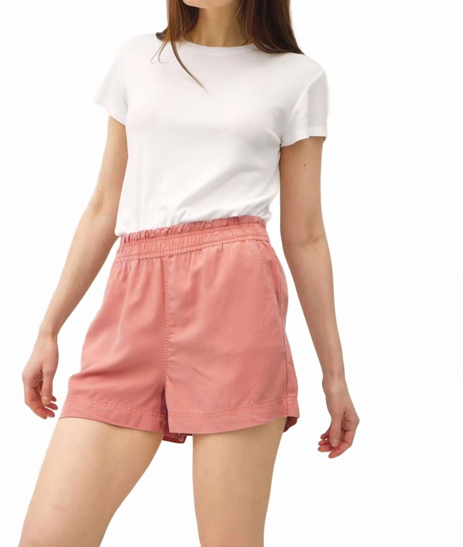 Daytime Style equestrian wear Rose Shorts In Pink