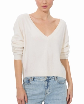 Friction Resistant Edging alice   olivia Williams Easy Cashmere-Blend Pullover