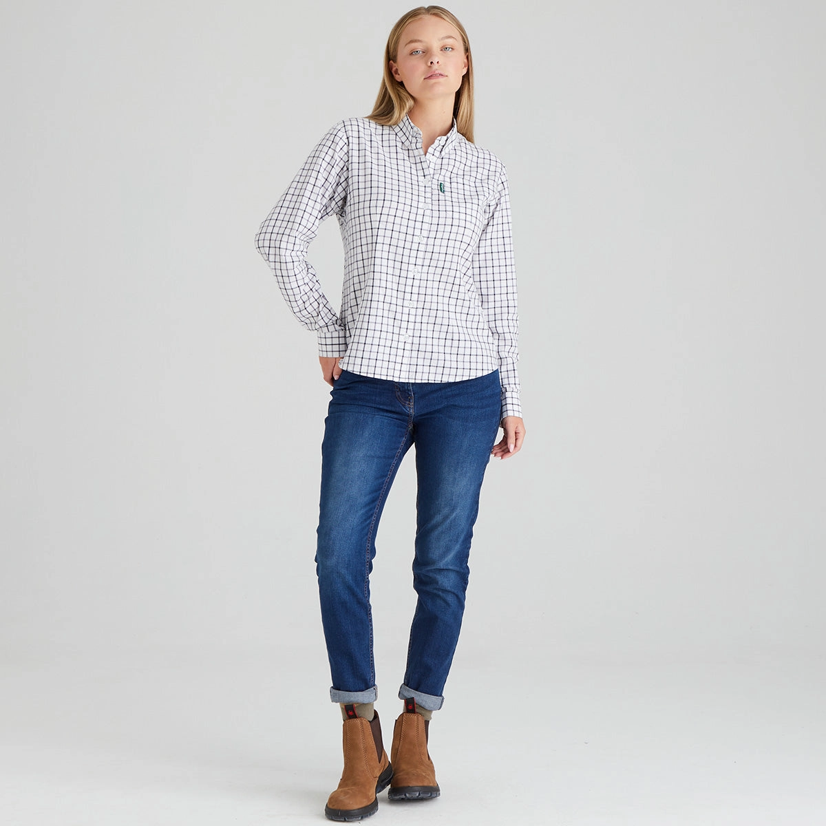 Stylish Element Women's Sedgebrook Shirt Navy