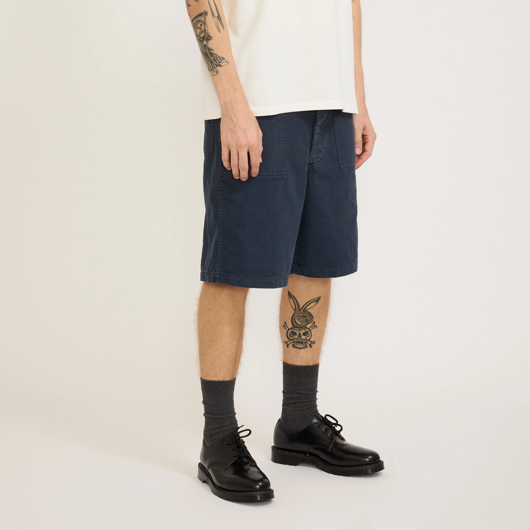 Run Ready Summer Fatigue Shorts Navy