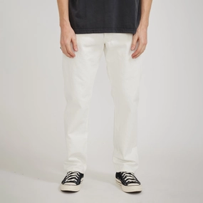 105 80's White Weekend Warrior Elegant Stretch Denim Technology