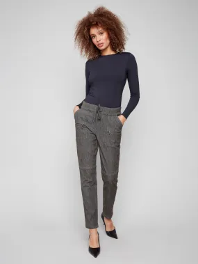 Quick Move Loose Design Corduroy Jogger Pants - Spruce