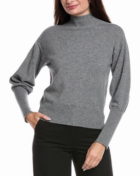 Peserico Mock Neck Wool & Cashmere-Blend Sweater Fashion Layer