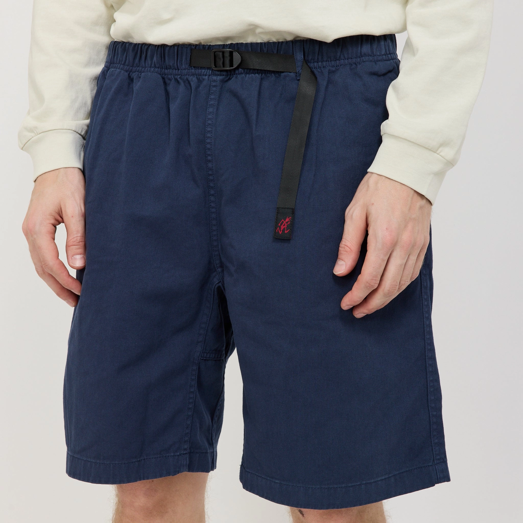 DoubleLayeredKnees Seam Free Construction G-Short Navy Pigment Dye