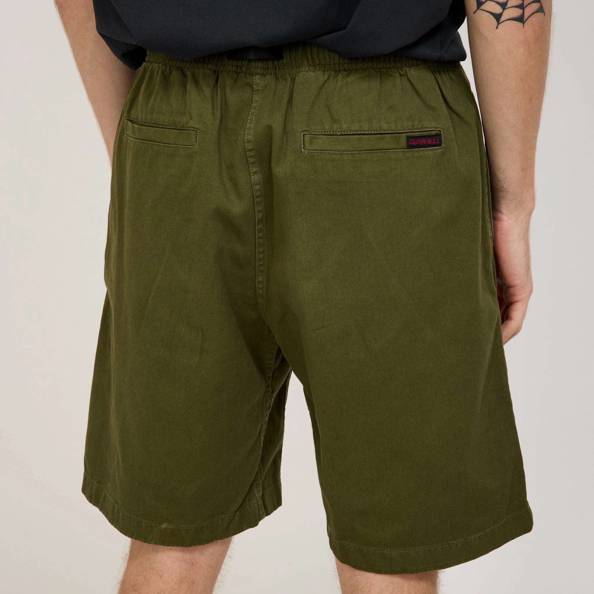 Reflective Safety Details Geometric Pattern G-Short Olive