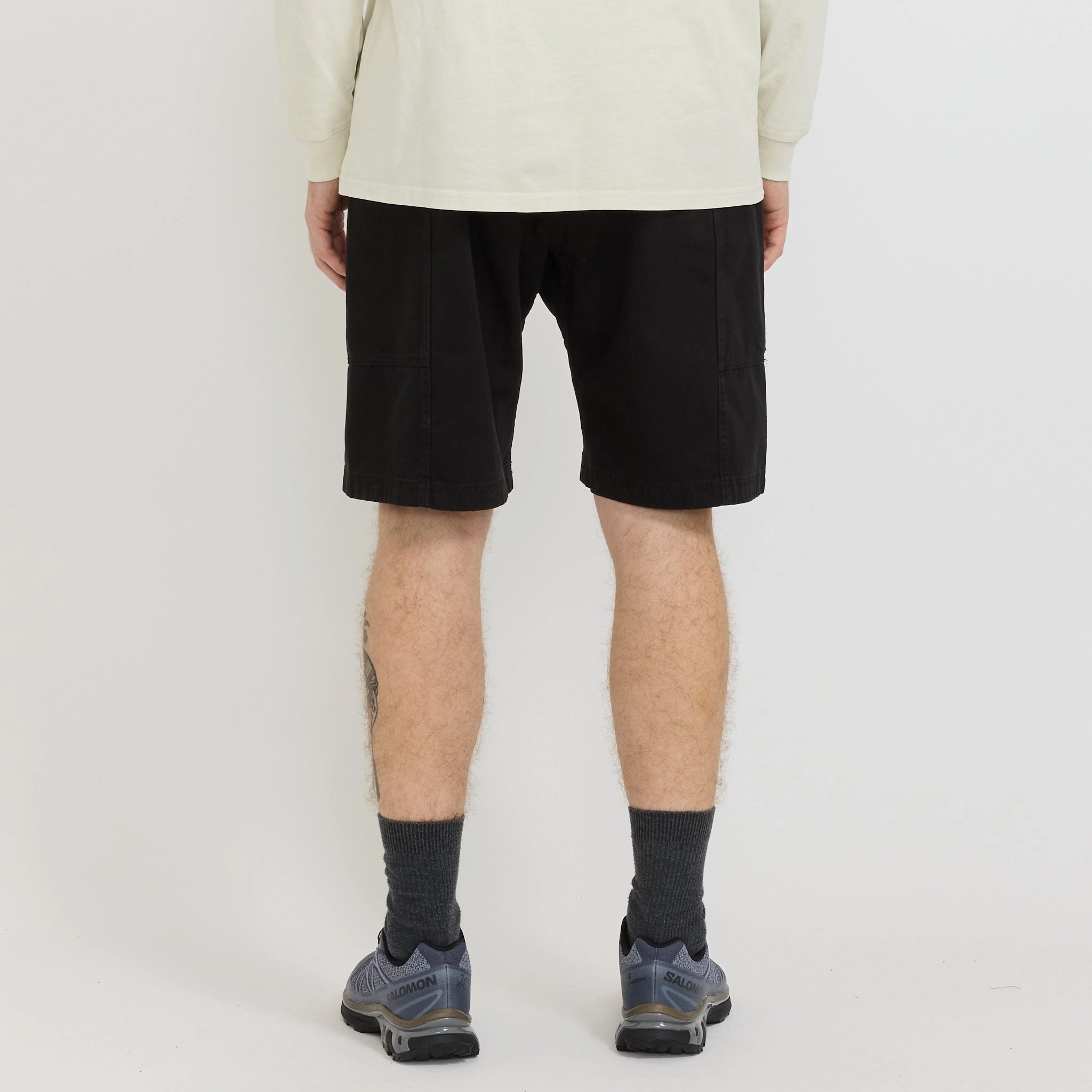 Gadget Short Black Cotton Blend