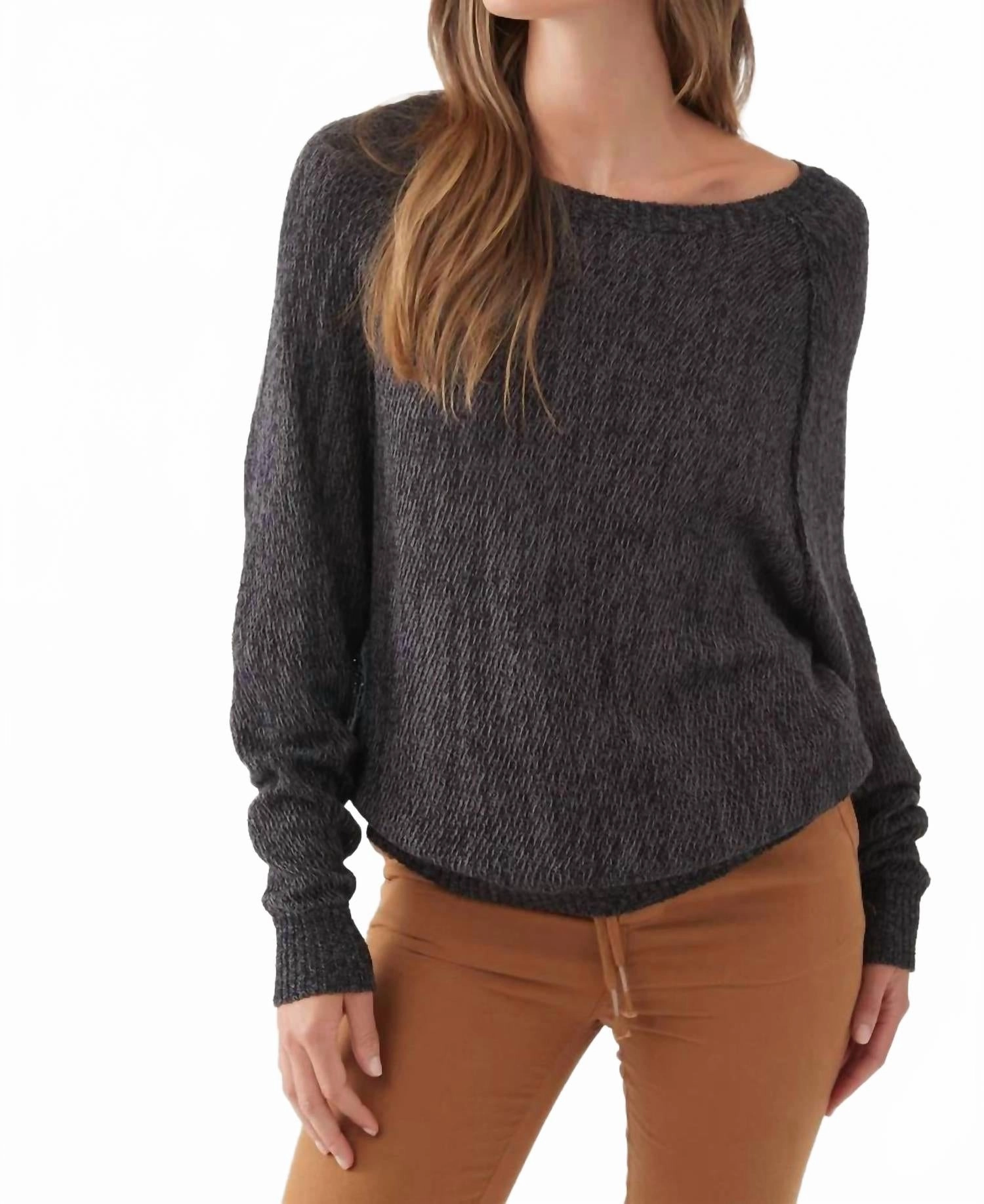 Good Days Light Sweater In Black Everyday Layer