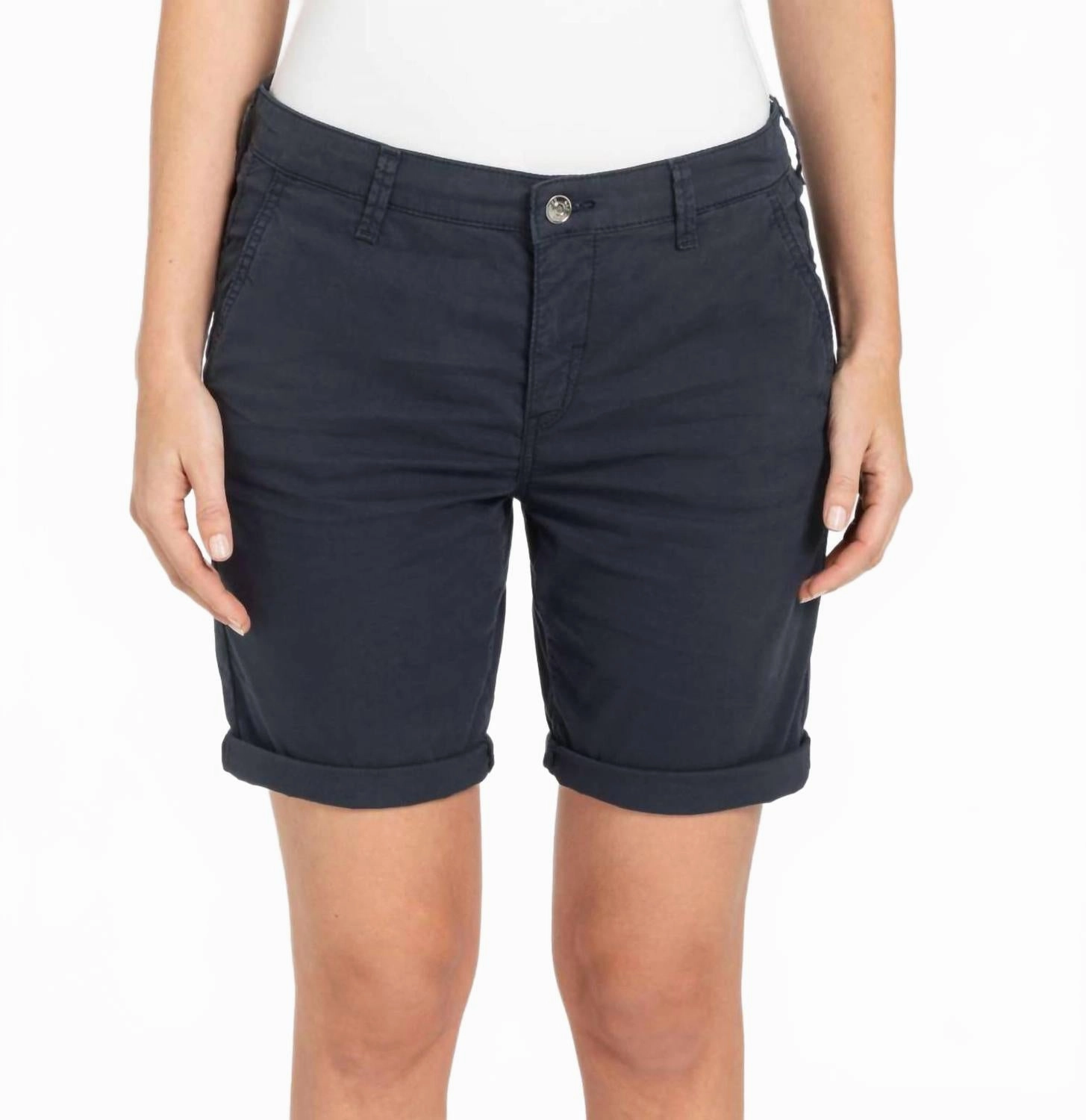 Chino Shorts In Dark Blue Ppt AbrasionResistant