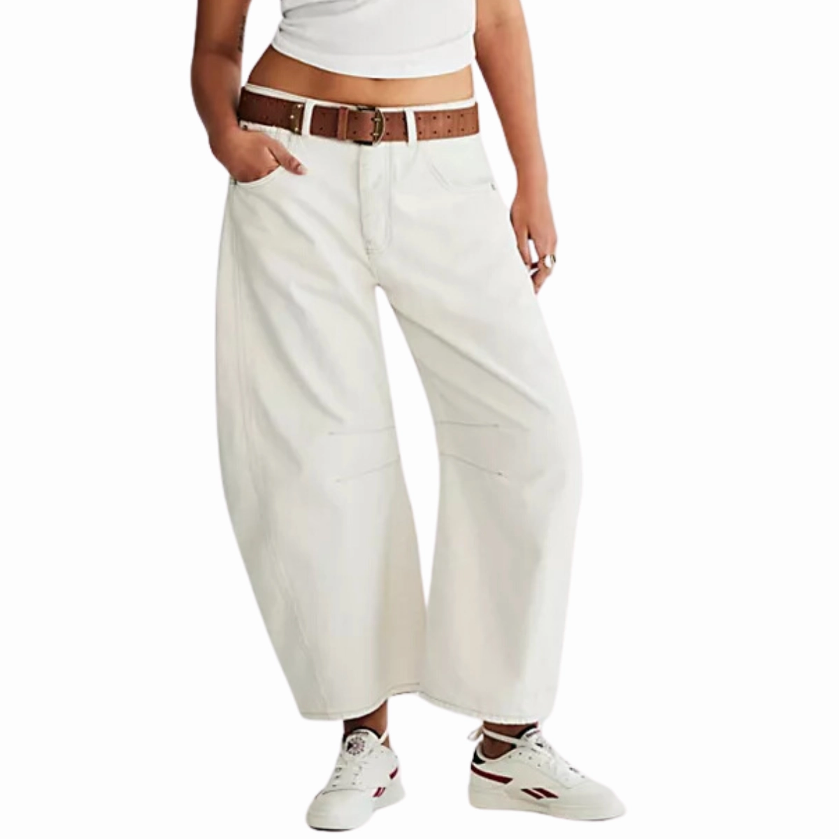 Youth Style Weekend Style Rainy Day Good Luck Mid-rise Barrel Milk