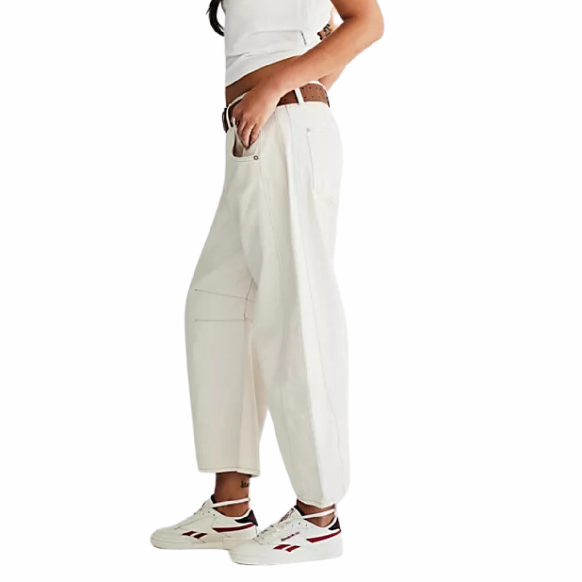 Music Event Picnic Style Good Luck Mid-rise Barrel Milk