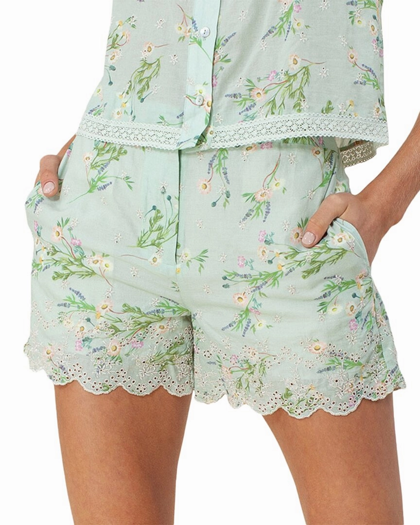 Hale Bob Eyelet Short Breathable fabric construction