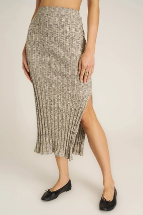 Fashion Pulse Giorgia Sweater Rib Skirt