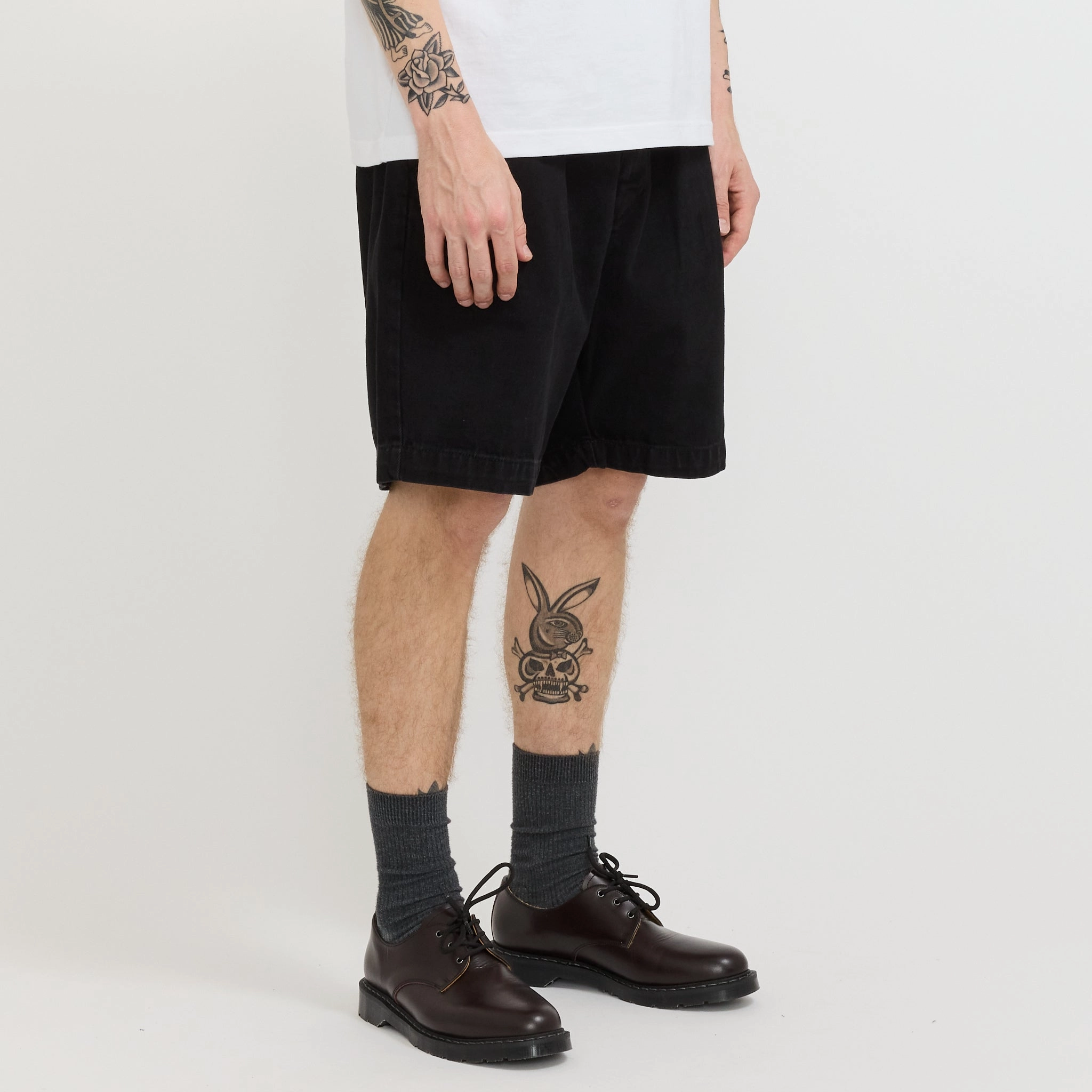 Denim Part Timer Short Dark Wash Quick Adjust