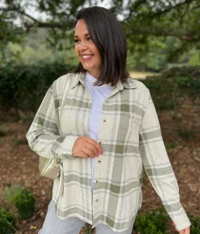 AntiMicrobialLining Green Check Soft Jersey Shirt