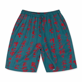 GREEN TINSAGUNU-HANA SHORTS Bold Patterns
