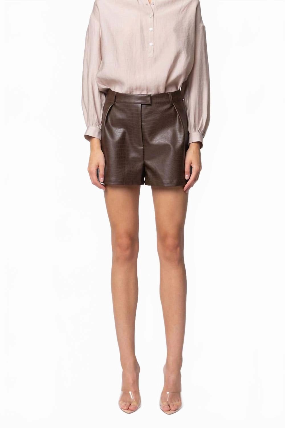 Recycled Polyester Women's Dundee Shorts In Chocolate