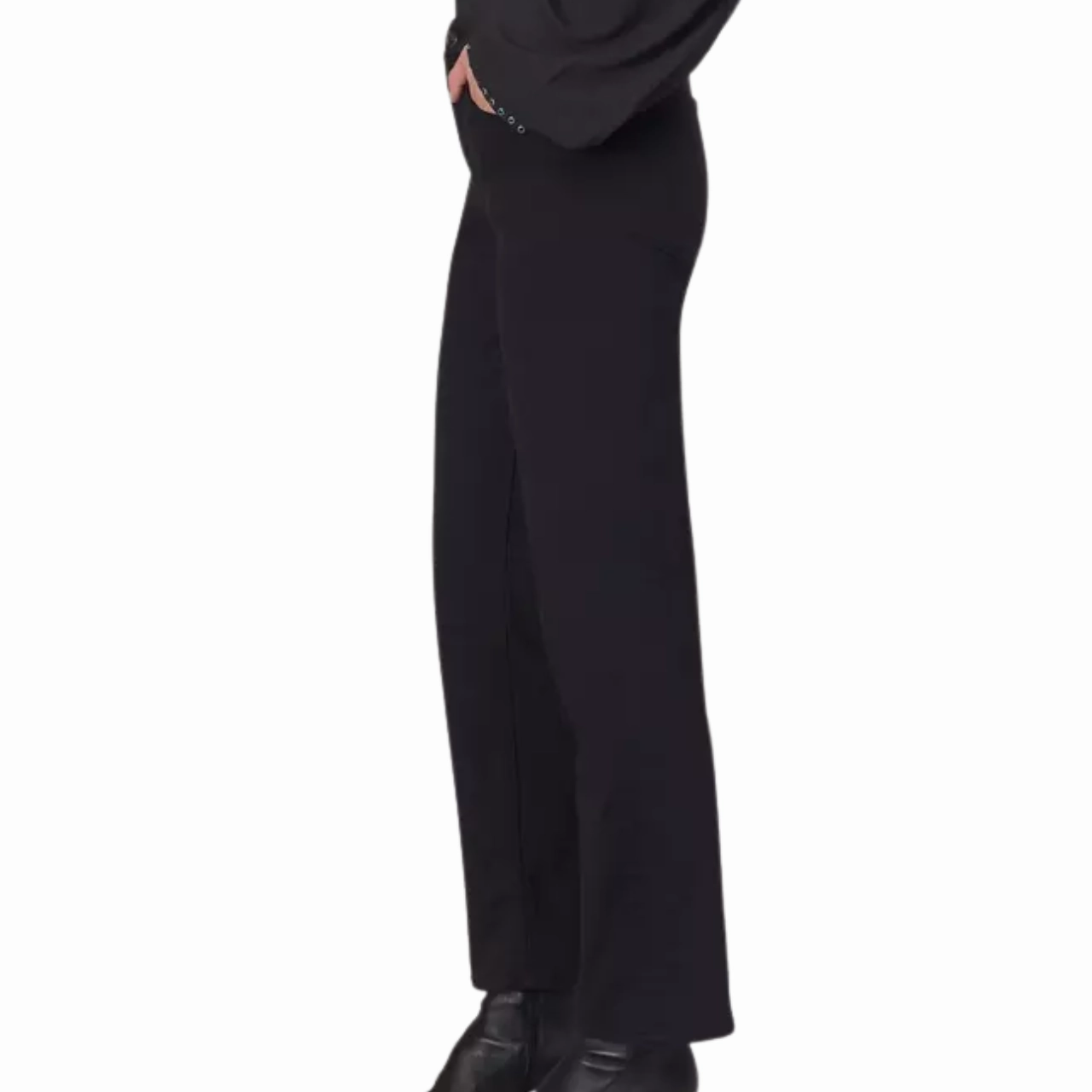 Athlete Fit Holiday Vibes Harlow Mid-Rise Ankle Straight Black