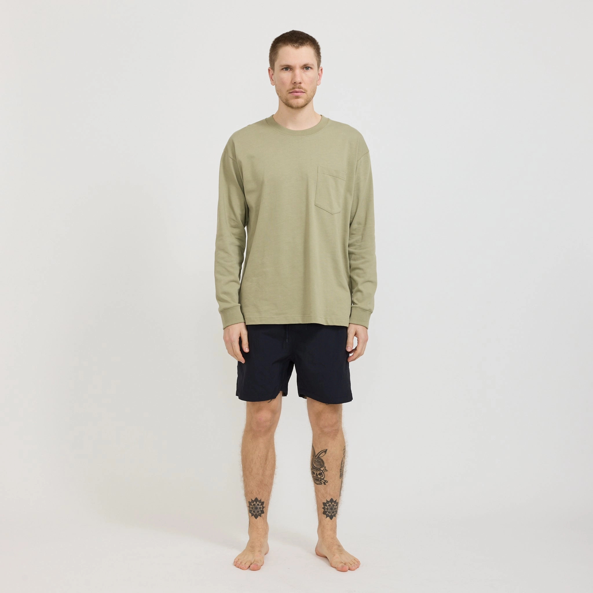 Quick Dry Material High-Performance Fit Hauge Recycled Nylon Swimmers Dark Navy