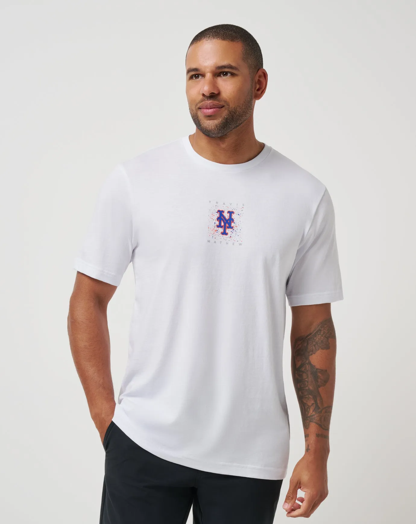 New York Mets In The Dugout 2.0 Tee Crew Neck Design
