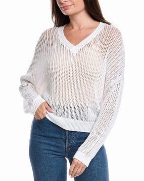 Peserico Open Knit Pullover Resilient Stretch Fabric