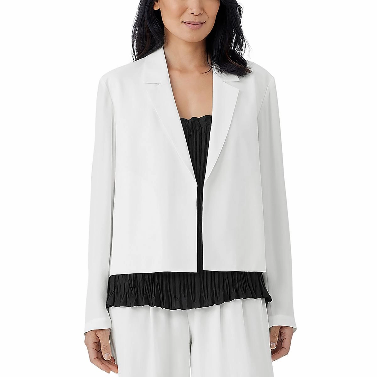 Womens Crewneck Long Sleeve Cardigan Sweater Fashion Forward Relaxed Wearable