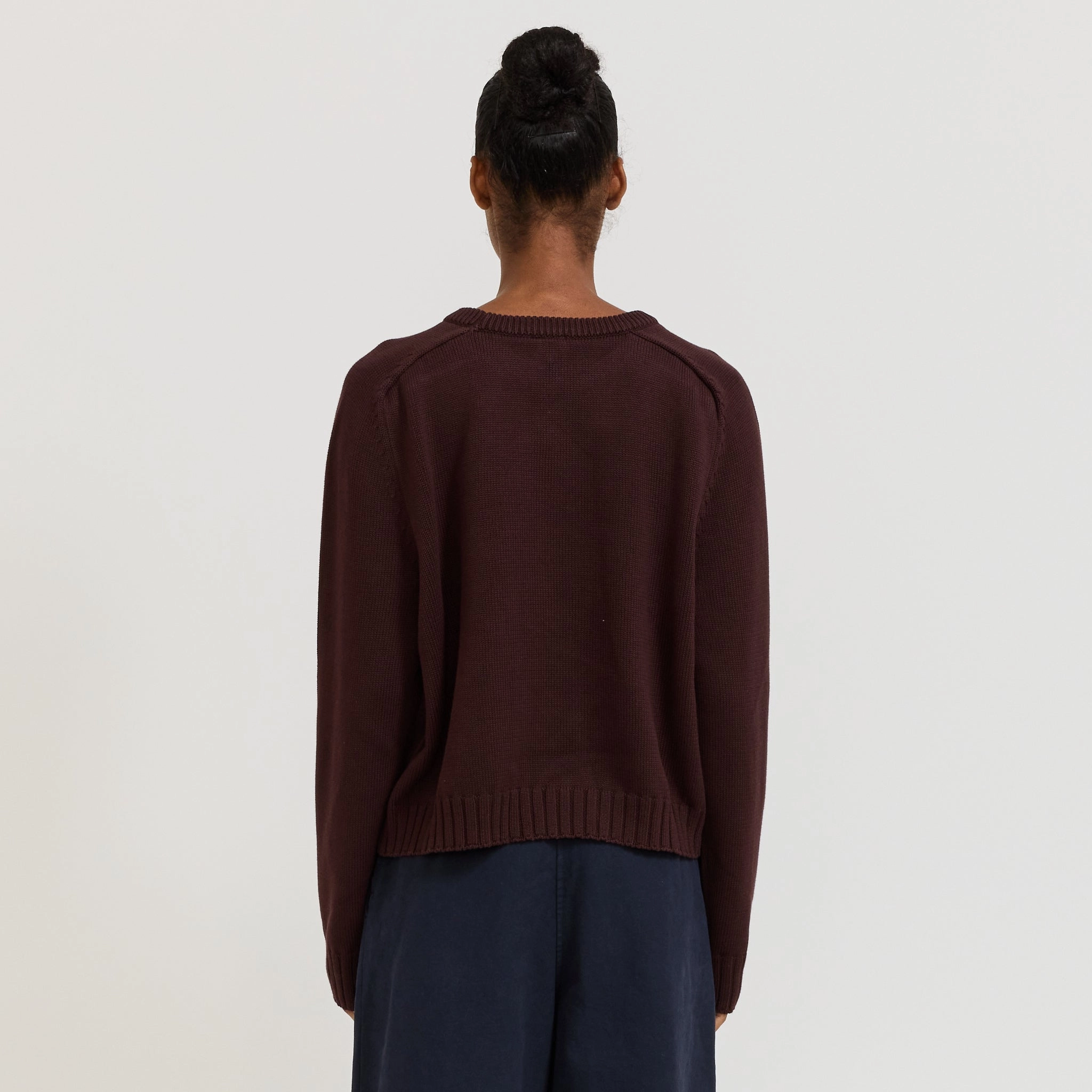 Plush Inner Lining Valley Jumper Mahogany