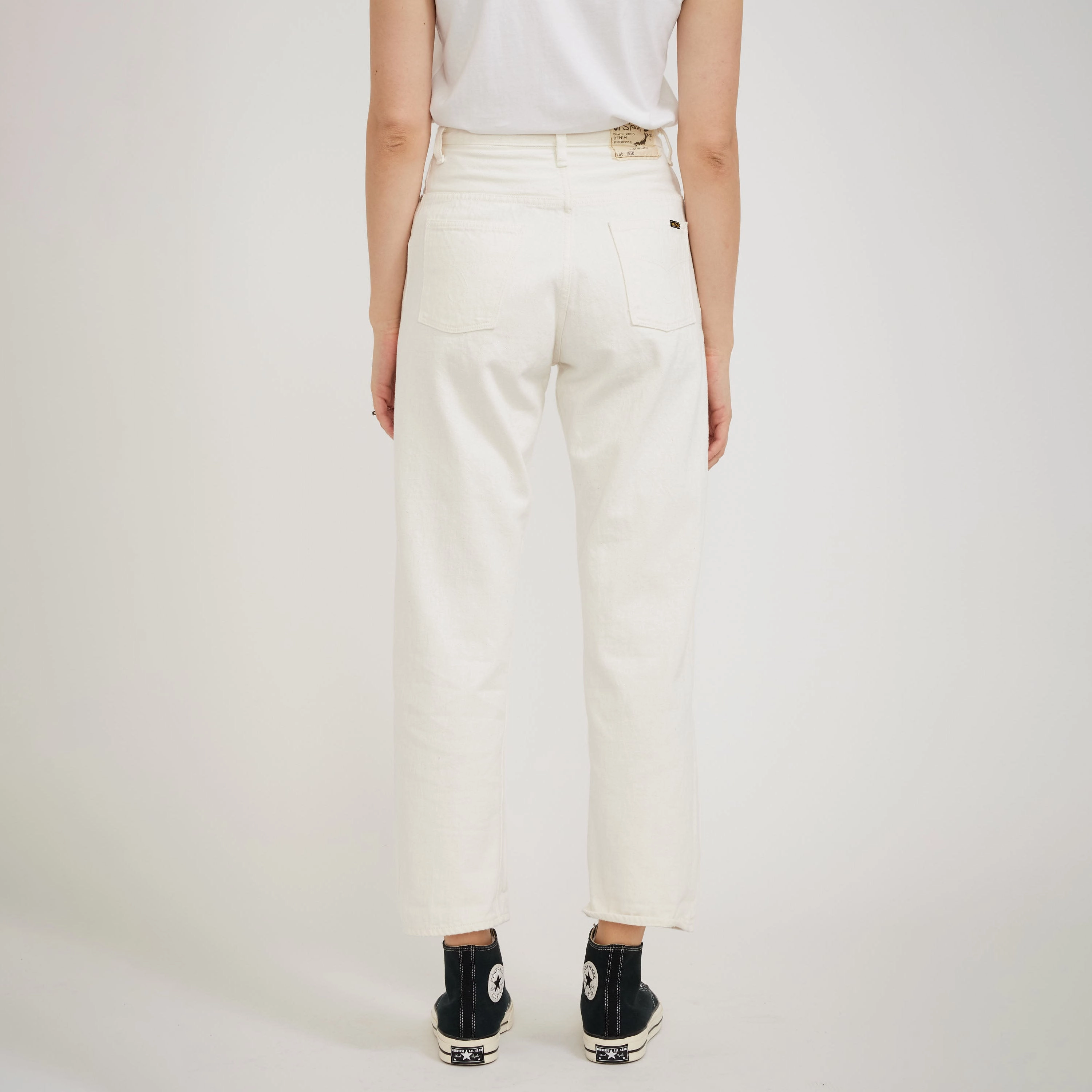 High Waist Original Selvedge White (Jasmin) Stay Comfortable Breathable fabric