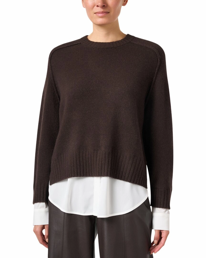 BROCHU WALKER Parson Wool & Cashmere-Blend Sweater Casual Chic