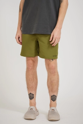 clean look Sport Ready Wear Island Swim Trunks Kiwi/Black