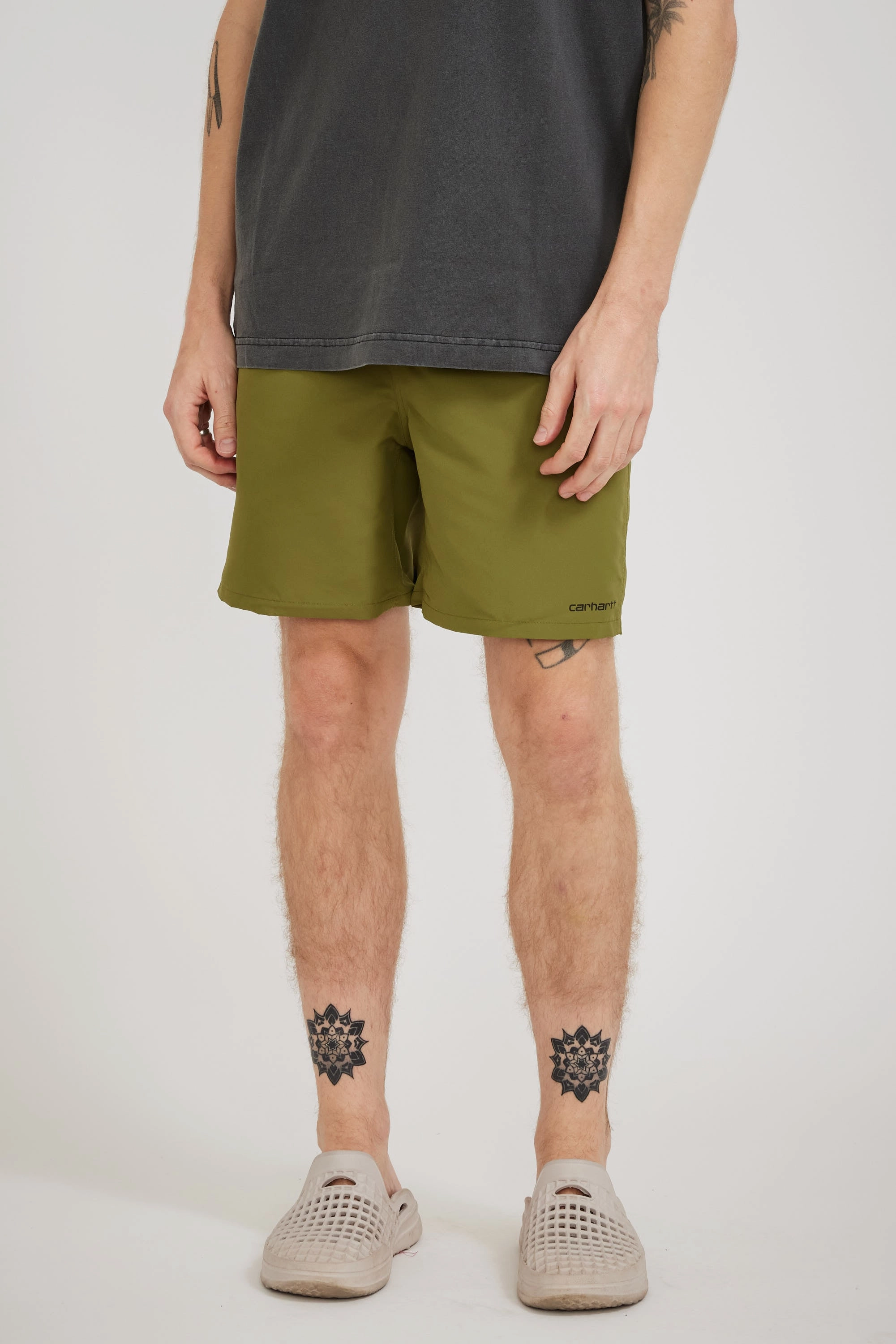 clean look Sport Ready Wear Island Swim Trunks Kiwi/Black