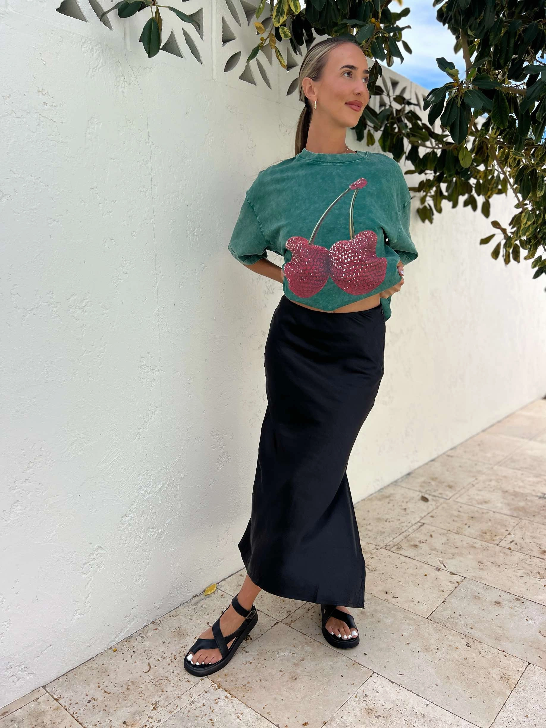 JENSEN SKIRT - BLACK Eco conscious