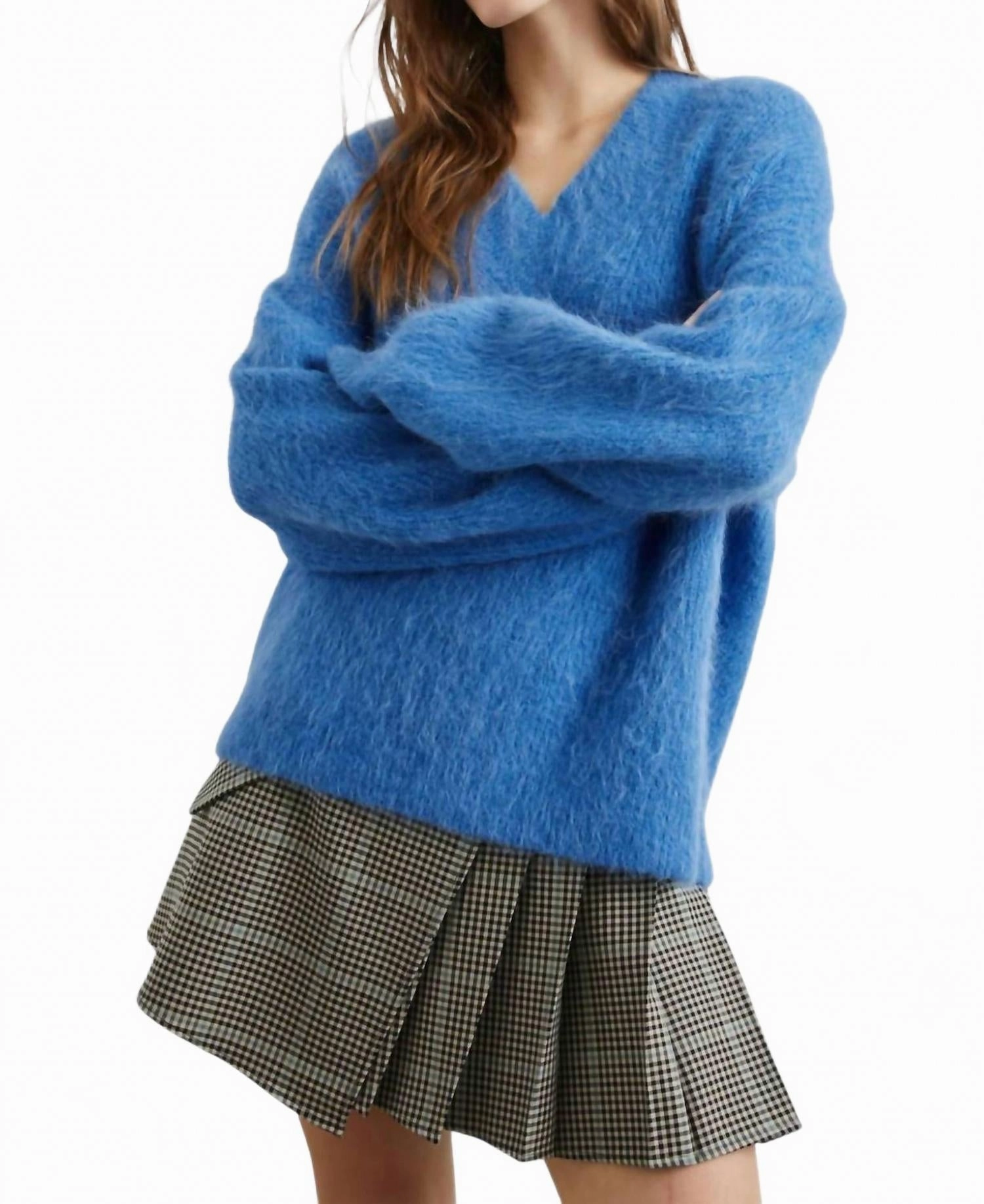 Cold Season Wear Jodie Sweater In Cobalt