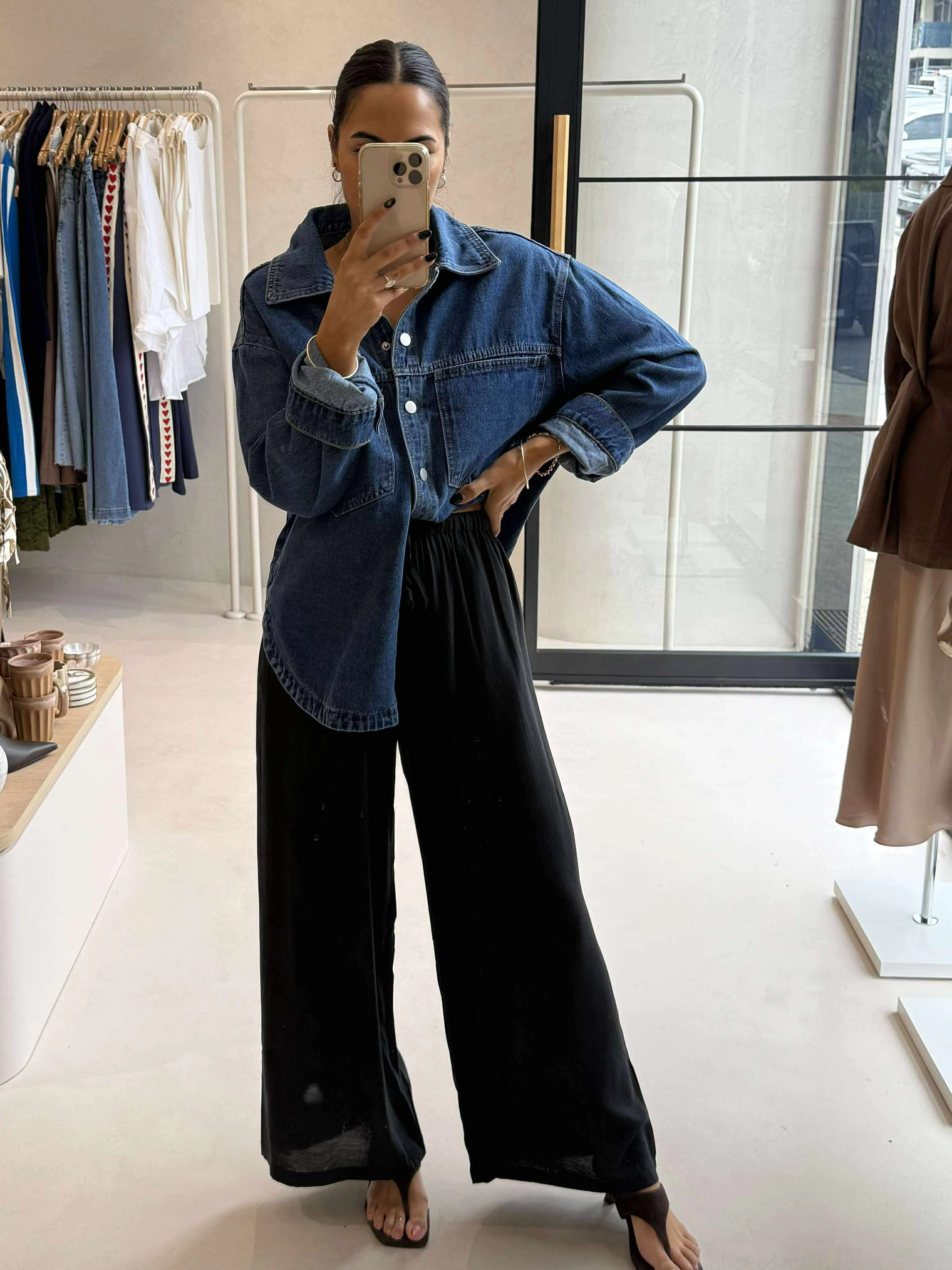 Sporty Stretch Fit Stretchable Design GLIDER PANT- BLACK