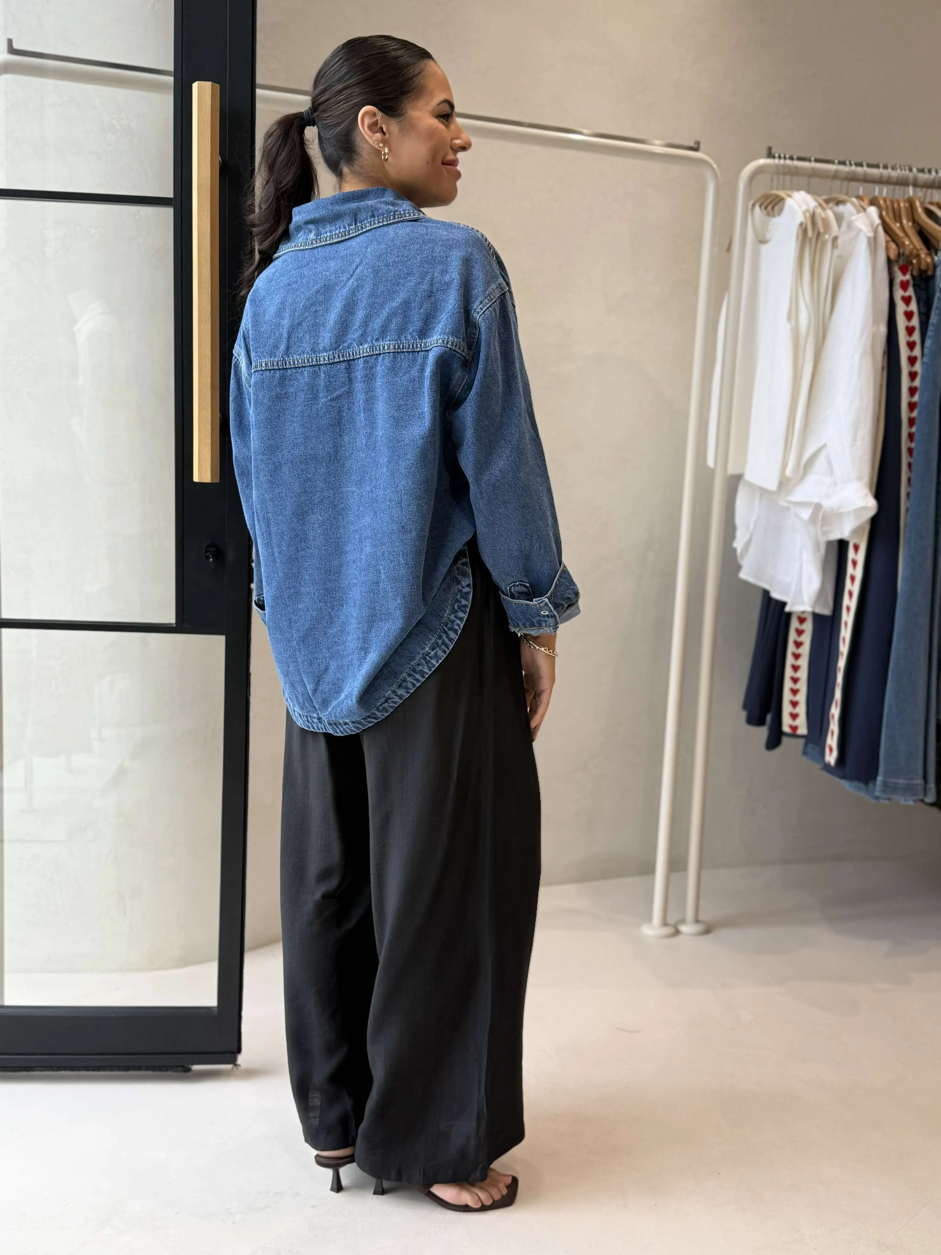 Durable Weave CompressionFitFabric GLIDER PANT- BLACK