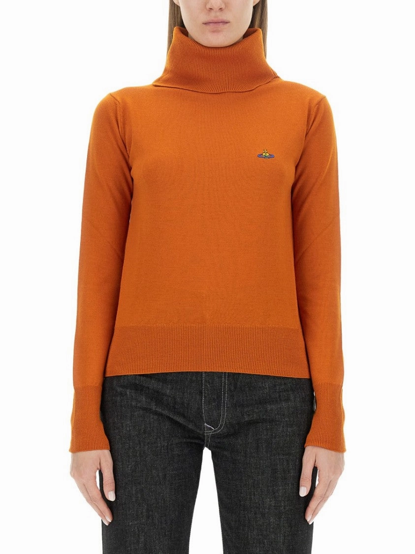 Giulia Turtleneck Jersey Cold-Weather Apparel
