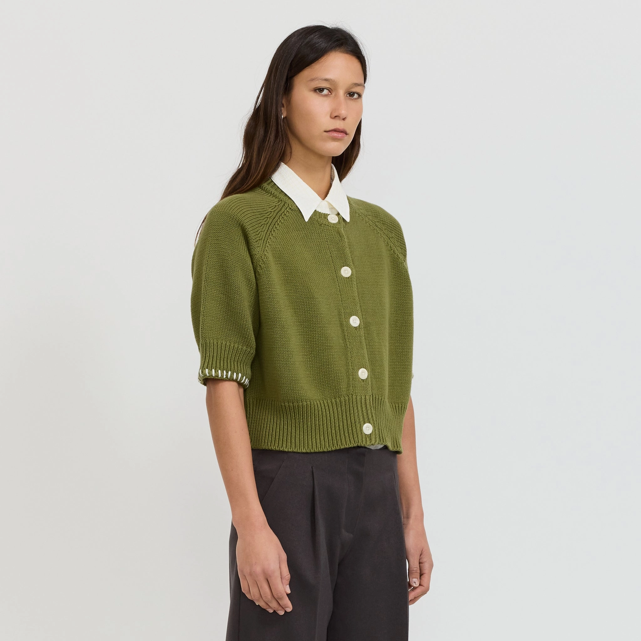 Unisex style Seasonal piece Kwai Knit Green