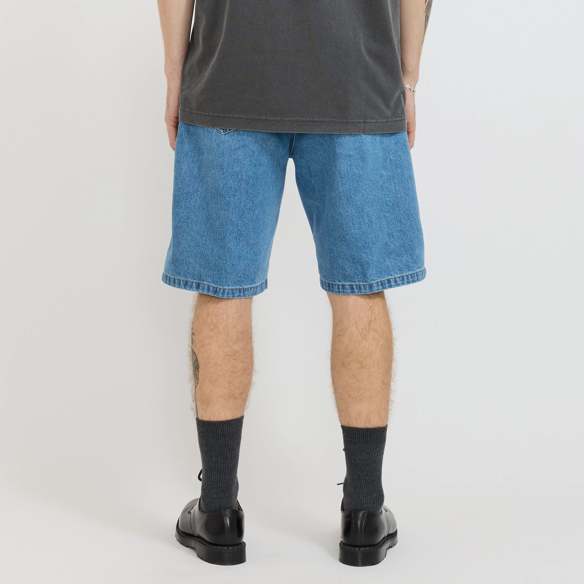 Landon Short Blue Heavy Stone Washed equestrian wear Game Day