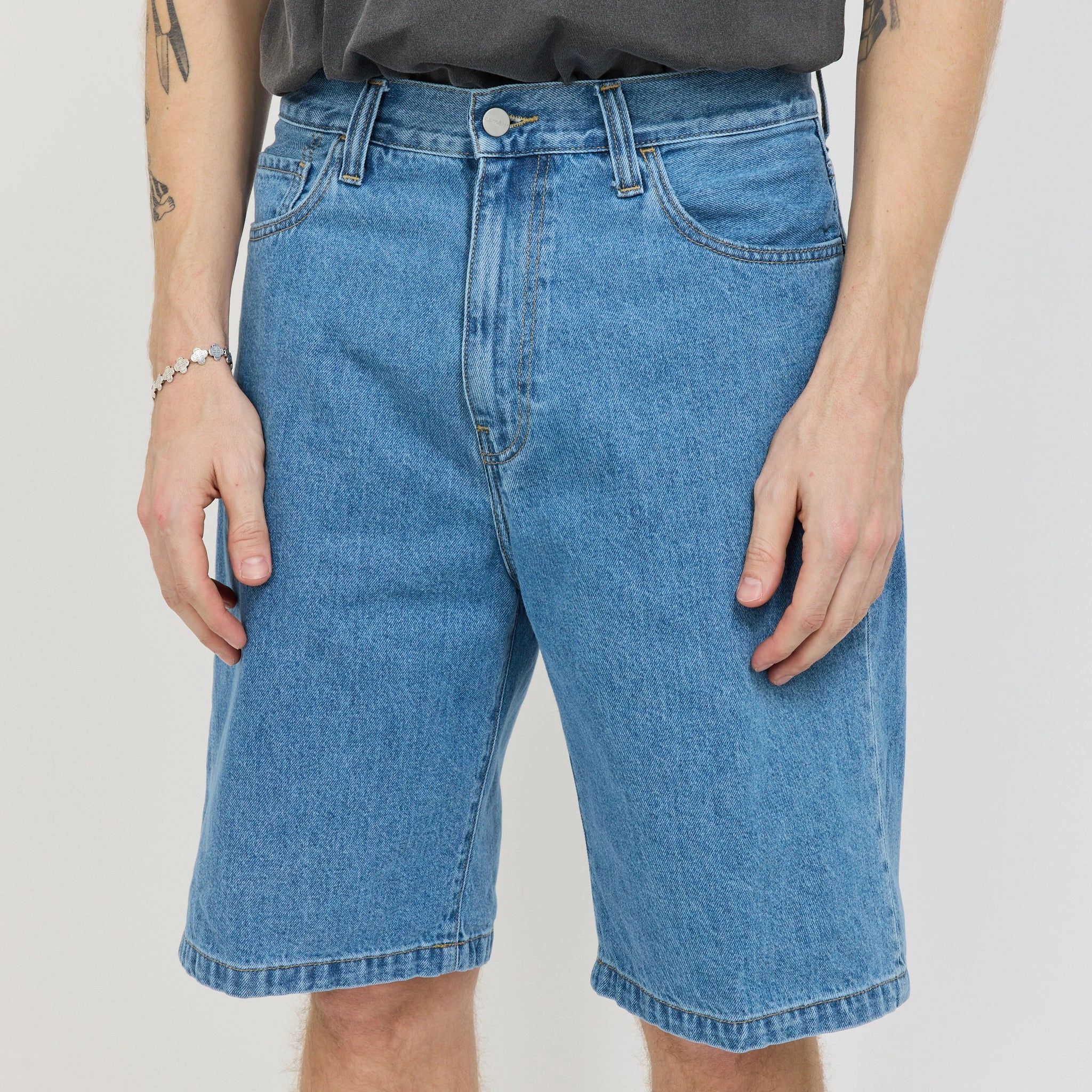 Active Mode winter shorts Landon Short Blue Heavy Stone Washed