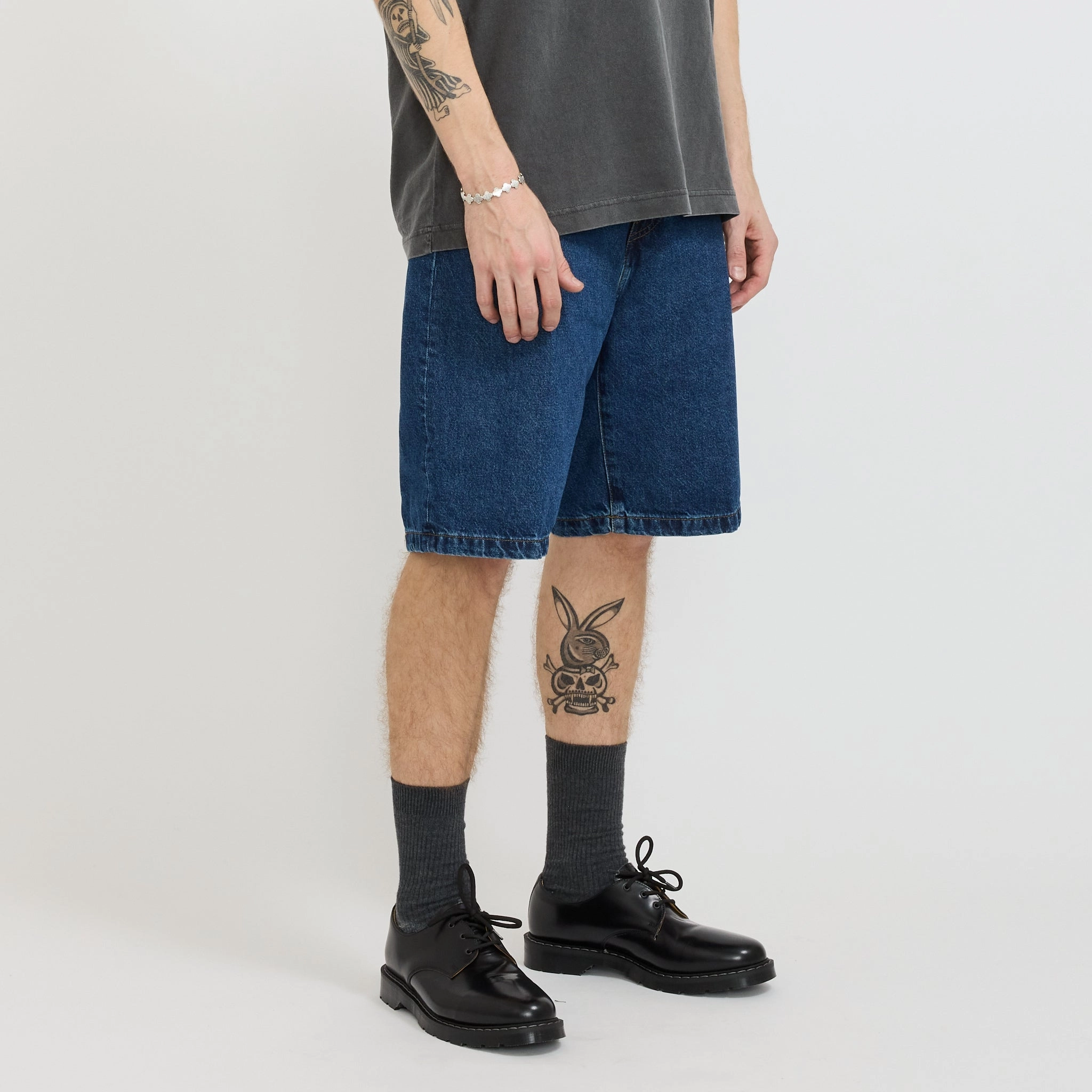 Landon Short Blue Stone Washed Breeze Stretch Anti Static Technology