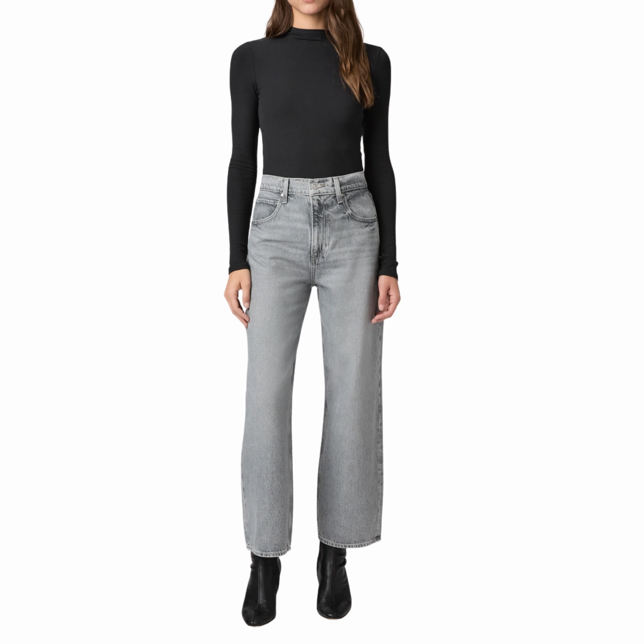 Cameron Ankle Grey Festival Outfit Minimalist Style Loose Modern Minimalist