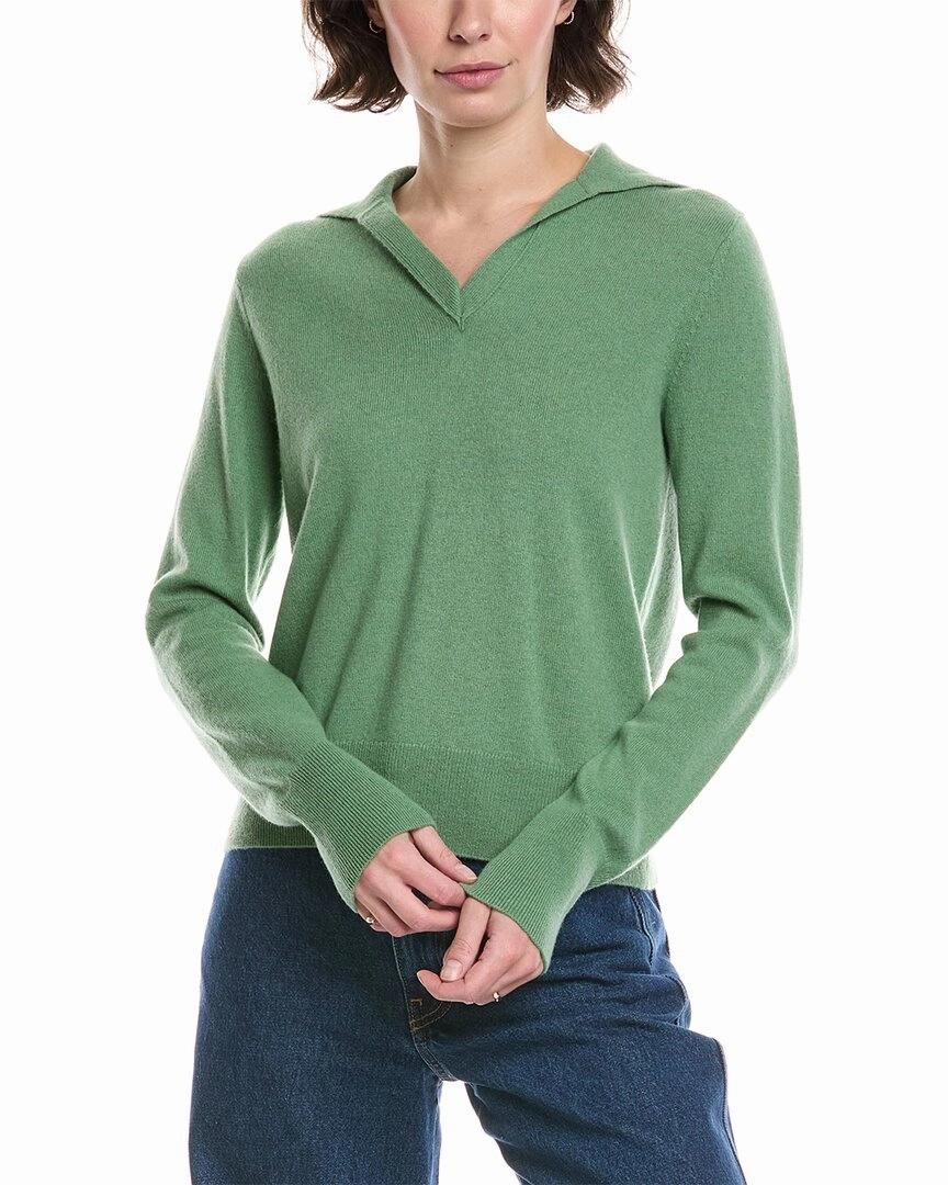 Breathable mesh panel Soft Warm Layers Vince Wool & Cashmere-Blend Polo Sweater