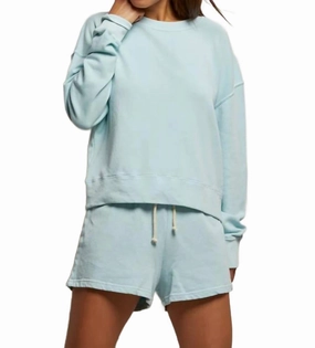 Layla Shorts In Blue Sports Comfort Sport Friendly